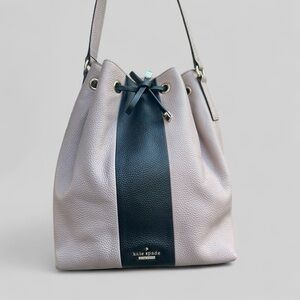 Kate Spade Black and Cream Shoulder Bag